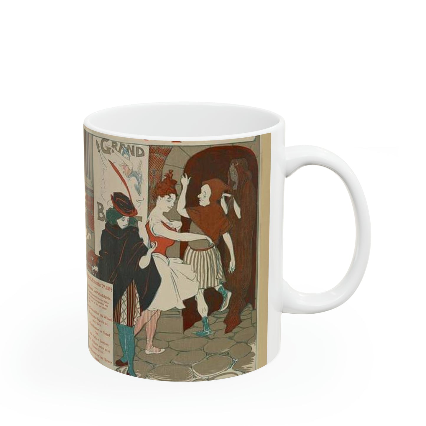 Philadelphia Sunday press. September 29, 1895. Beautiful Novelty Ceramic Coffee Mug 11oz