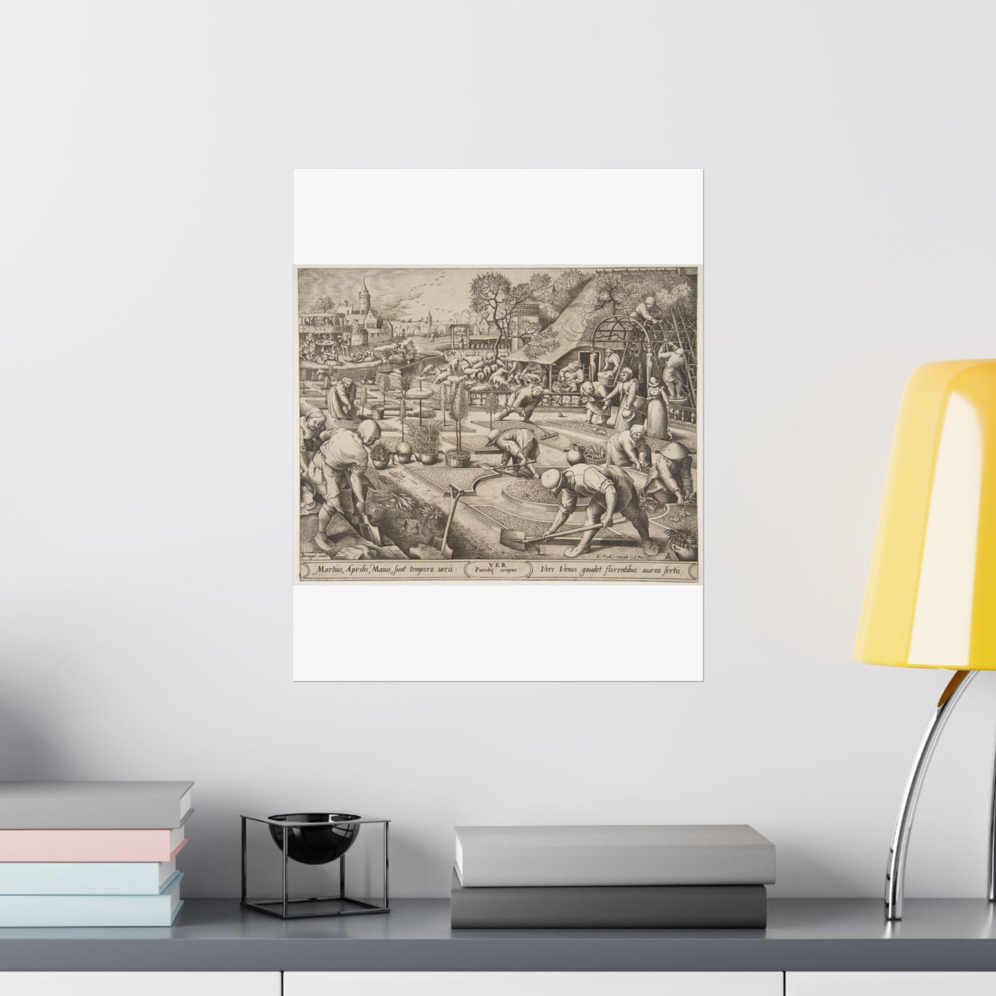 Pieter van der Heyden - Spring (Ver) from The Seasons High Quality Matte Wall Art Poster for Home, Office, Classroom