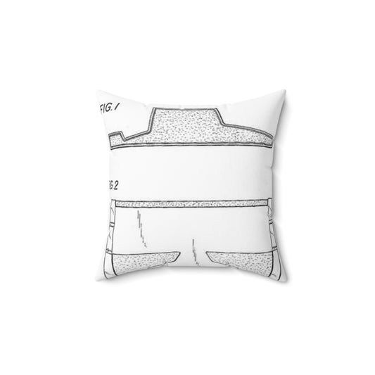 Patent drawing - Olympia-Traveller - . Public domain  image Decorative Accent Square Pillow